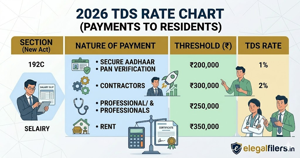 TDS Rates charts